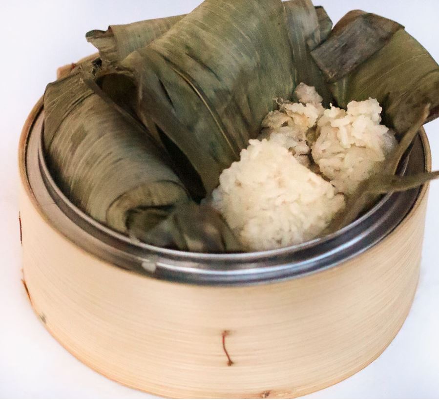 Sticky Rice Wrapped in Lotus Leaf